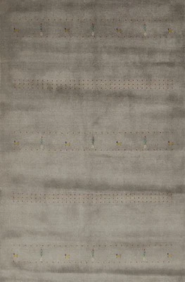 Handmade Wool Gabbeh Room Size Area Rug 6x8 Tribal Oriental Carpet - Image 1 of 4