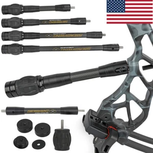 6" 8" 10" 12" 15" Archery Bow Stabilizer Carbon Balance Bar Weight Compound Bow - Picture 1 of 15