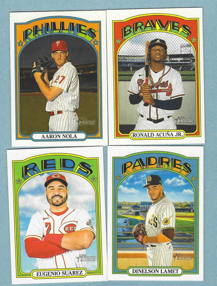 2021 Topps Heritage Base RCs 2nd Half & SPs #251-500 Complete Your Set You Pick! - Image 1 of 1