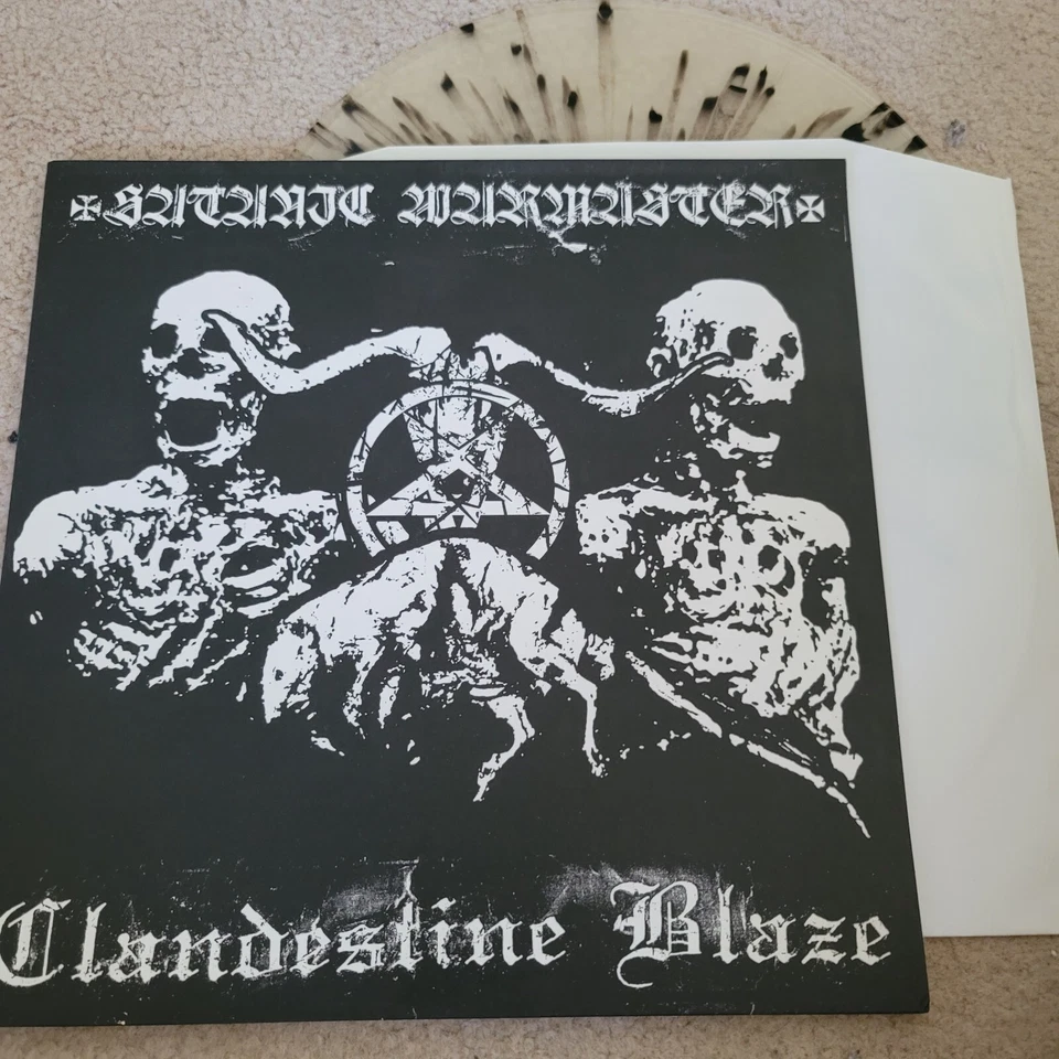 Satanic Warmaster Clandestine Blaze OG LP mutiilation behexen impaled nazarene  - Image 1 of 3