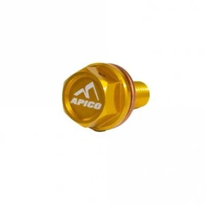 Apico Magnetic Sump Plug w/Washer (M8 x 20mm x 1.5) RMZ250/450 08-25 (Yellow) - Picture 1 of 1