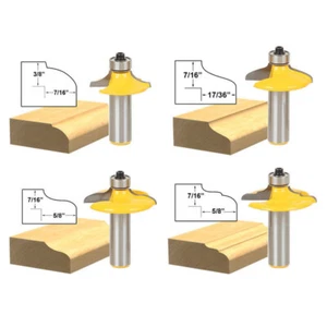 1/2 12mm Shank Ogee Drawer Front &Cabinet Door Front Router Bit Set Raised Panel - Picture 1 of 24