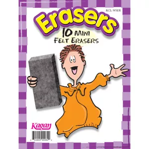 Kagan Erasers, Mini, 10pk - Picture 1 of 1