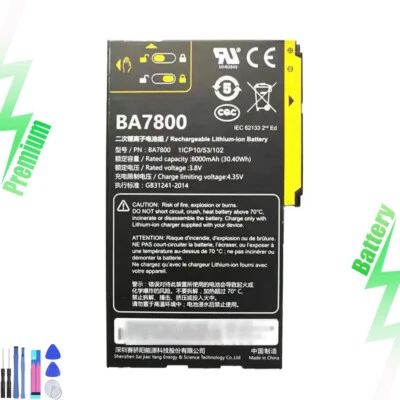 BA7800S BA7800 8000mAh 3.8V bateria 30.40Wh para tablet GPS forte Hezhong - Imagem 1 de 4