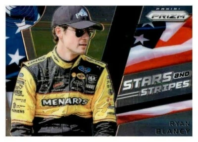 Ryan Blaney 2018 Panini Prizm Stars & Stripes Card #SS-7 - Image 1 of 2
