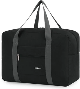 Personal Item Bag 18X14X8 Foldable Travel Duffel Tote Carry-On Luggage - Picture 1 of 12