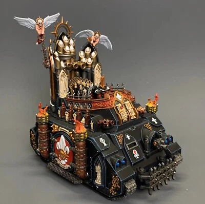 Warhammer 40K Exorcista Pintado Hermanas de Batalla Catedral Tanque Lanzador de Misiles Foto 1 de 4