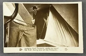 R101 BRITISH AIRSHIP LORD THOMSON MIDLANDS TOUR REAL PHOTO POSTCARD RPPC RAF - Picture 1 of 3