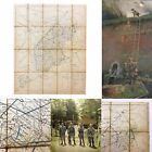 WWI 'Battle of the Sambre' French Field Map of the Mormal Forest AEF War Relic
