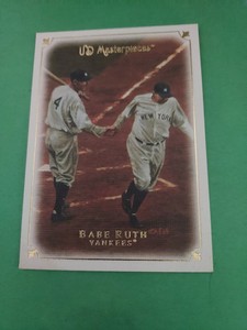 2007 Masterpiece Babe Ruth /Gehrig Upperdeck #1