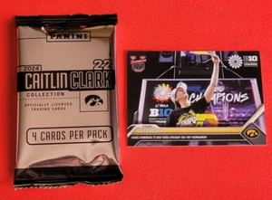 CAITLIN CLARK SAMMLUNG 1ER-PACK 4 KARTEN MIT MÖGLICHER AUTO & ROTER FOLIE SP + A JETZT RC - Bild 1 von 9