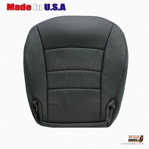 Chevy Corvette 2005-2013 pasajero delantero inferior cubierta de cuero perforado negro - Imagen 1 de 10