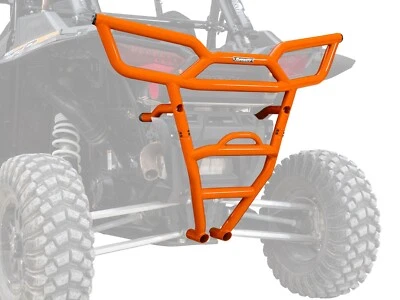 SuperATV Heavy Duty Rear Bumper for Polaris RZR XP 1000 / 4 (2014-2017) - Orange - Image 1 of 4