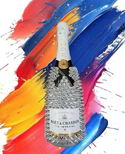 Moet & Chandon ICE 0,7l Silber Nieten Look - Bild 1 von 4
