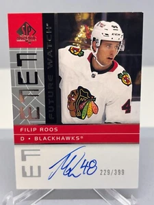 22-23 Filip Roos /399 #RFWA2-FR Chicago Blackhawks SPA Retro Future Watch Auto - Bild 1 von 2