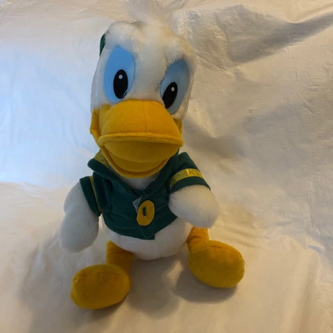 Vintage University of Oregon Duck's Stuffed Animal - Plush 11" Cover