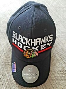 NWT NHL Blackhawks Center Ice Collection Cap Reebok 2XL