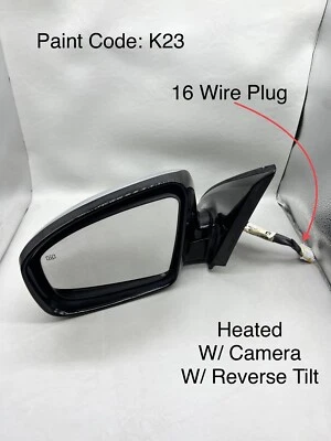 2014-2015 英菲尼迪 QX60 左驱动器侧镜带摄像头银色原始设备制造商 96302-3JA9B — 第 1/4 张图片