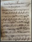Antichi manoscritti musicali Pianoforte (1840 c.a). Cerzny, Golinelli, Fumagalli