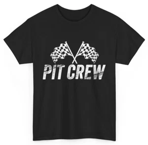Pit Crew Birthday Family Matching Race Car Racing T-Shirt - Picture 1 of 3
