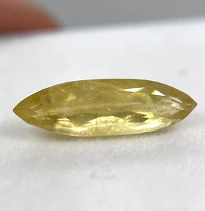 3.20 Cts 100% Natural Unheated Aquamarine Marquise Shape Faceted Loose Gemstone - Picture 1 of 4