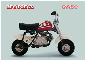 HONDA Poster Classic QA50 Minibike Suitable to Frame K2