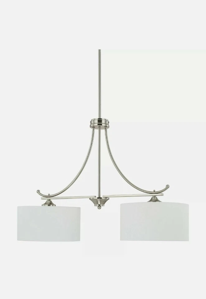 Lámpara de araña lineal Capital Lighting 816121-663 Nickel Island 2 luces 36" W Foto 1 de 1