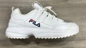 Fila Womens Disruptor II 2 Premium 5FM00002-125 White Casual Shoes Sneaker Sz 11 - Picture 1 of 12