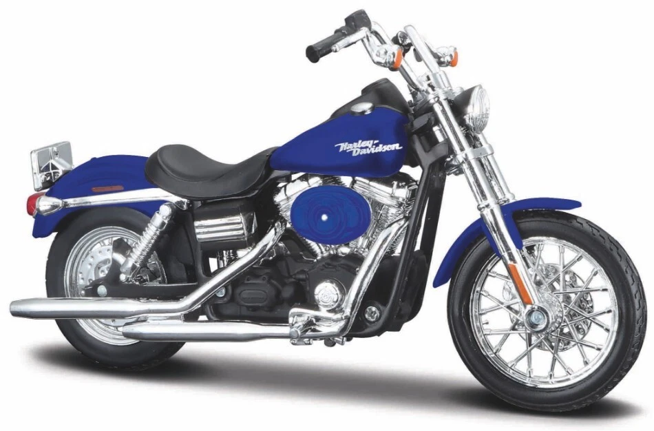 Maisto HARLEY DAVIDSON DYNA STREET BOB 2006 BLUE 1:18 - Immagine 1 di 1