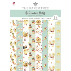 THE PAPER TREE - AUTUMN PALS - A4 DECORATIVE PAPERS - SINGLE SIDED - Imagen 1 de 1