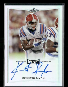 Kenneth Dixon 2016 Leaf Draft Auto - Picture 1 of 2