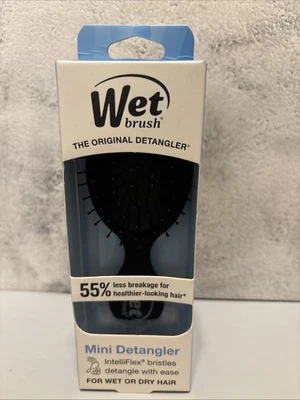 Wet Brush Original Detangler Hair Brush Mini Black New - Image 1 of 4