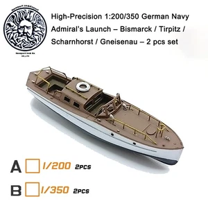 High-Precision 1:200/350 German Navy Admiral’s Launch–Bismarck /Tirpitz - Picture 1 of 12