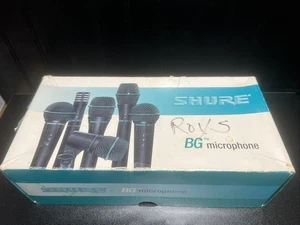 Shure BG1.1K Dynamic Cardiad Low Impedance Microphone New In Box W/papers - Picture 1 of 7