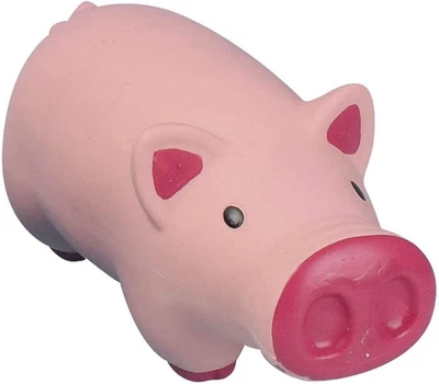 DWL110 - Giocattolo Maialino in Lattice Con Suono per Cani, 17,5 Cm - Immagine 1 di 4