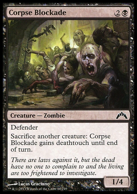 LP Corpse Blockade (60/257) Gatecrash MTG - Image 1 of 1
