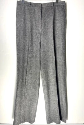 Pantalón de vestir Lands' End para mujer mezcla de lana cachemir carbón 14 forrado, bolsillos Foto 1 de 4