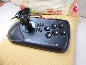 E181-6/9/25 SEGA MEGA DRIVE - ARCADE POWER STICK II JOYSTICK 6 BUTTON - Picture 1 of 12