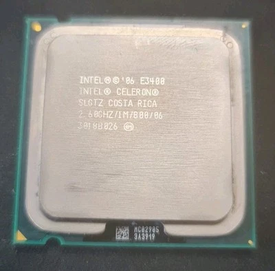 Intel Celeron E3400 2.6GHz 1MB 800MHz SLGTZ Socket LGA 775 Processore CPU CORE - Immagine 1 di 3