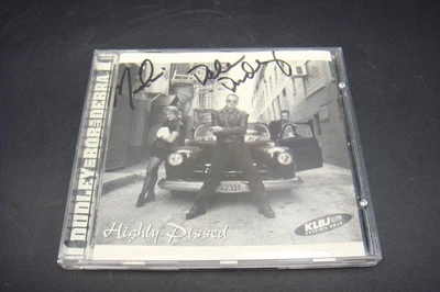Dudley and Bob with Debra CD Signed Autographed KLBG-FM Highly Pissed 1996 - Image 1 of 4