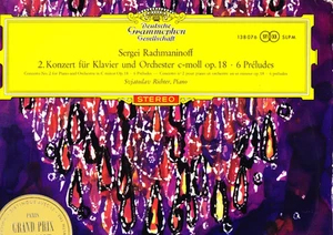 DGG RED TULIP ED1 - RICHTER - RACHMANINOFF PIANO CONCERTO 2 - PRELUDES NM - Imagen 1 de 2