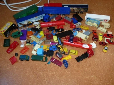 Modellautos für H0 Schrottplatz Raritäten Fahrerhäuser LKW PKW Metall Plastik  - Bild 1 von 4