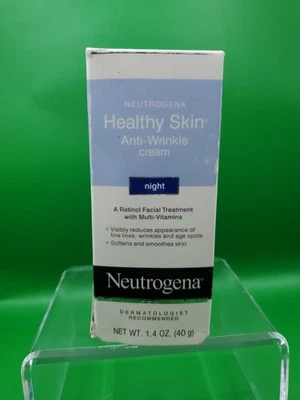 Neutrogena Crema de Noche Antiarrugas Piel Saludable Retinol Tratamiento Facial 1.4oz Foto 1 de 4
