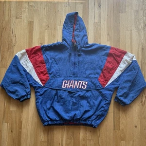 Vintage New York Giants Starter Jacket Mens XL 90s NFL Bomber Kangaroo Pouch - Picture 1 of 8