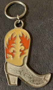 Vintage Bromac MKTG. Corp. 1980 Cowboy Boot Keychain - Picture 1 of 4