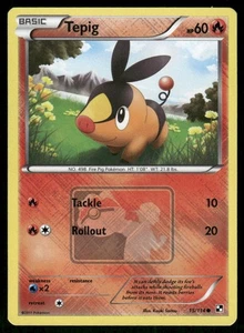 Pokemon Tcg Tepig [Crosshatch League Promo] #15 Pokemon Black & White NM - Bild 1 von 2