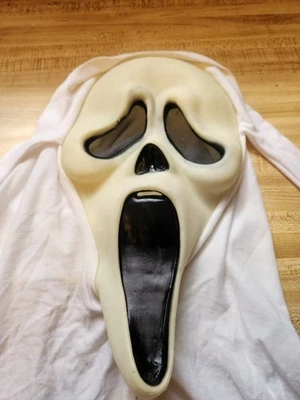 Rare 90’s Vintage Fun World Div Ghost Face Scream Mask - Glow In The Dark - Image 1 of 4