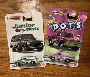 Matchbox Candy Cars Limited Edition Junior Mints and Dots New - Picture 1 of 1