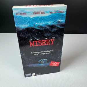 Misery VHS 1990 Suspense Thriller Original Release New Line Home Video - Picture 1 of 5