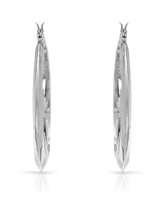 DISNEY COUTURE Castle Hoop Earrings in Metallic Base metal and Two tone Enamel - Picture 1 of 2